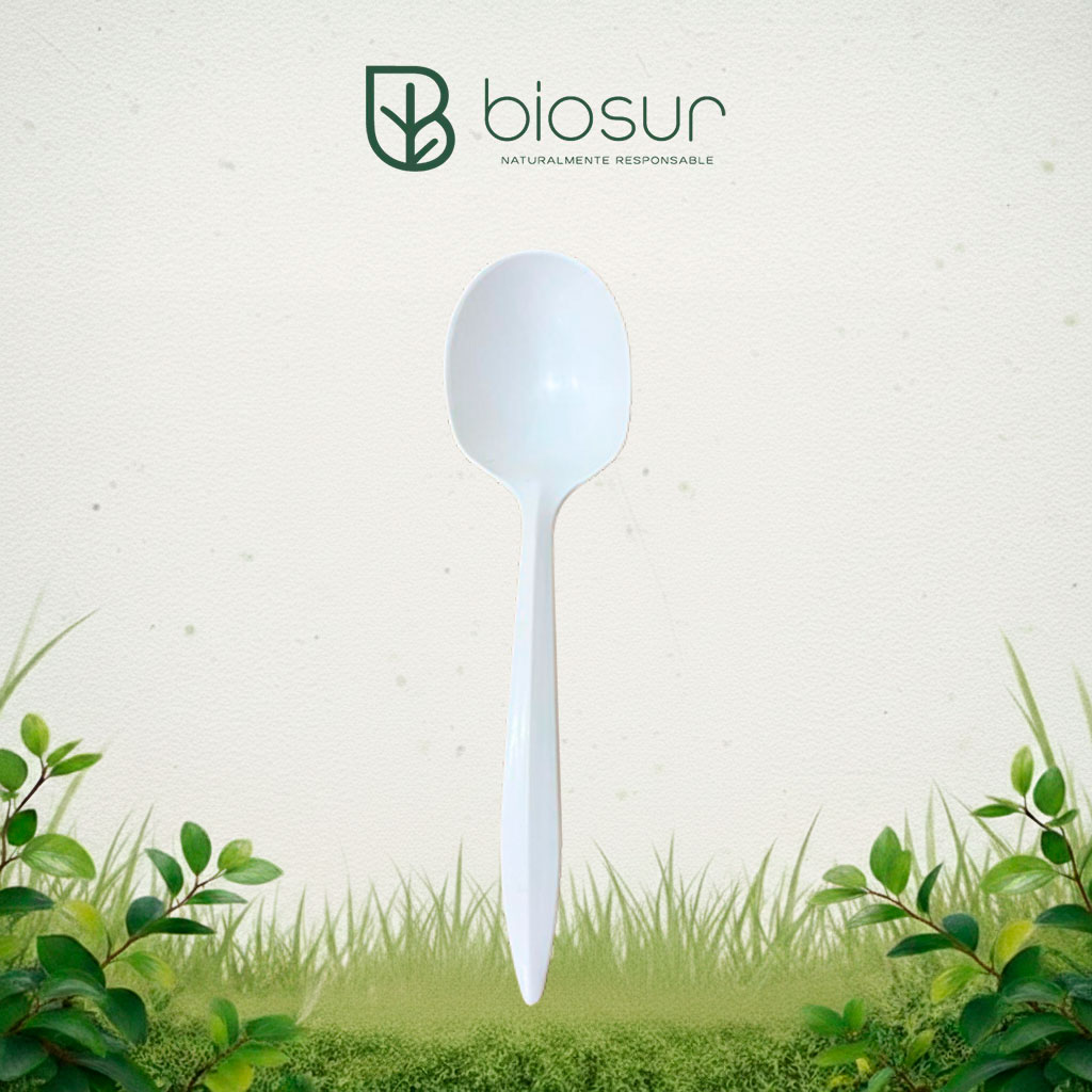 Cuchara Mediana 14 cm de Fécula de Maíz | Eco