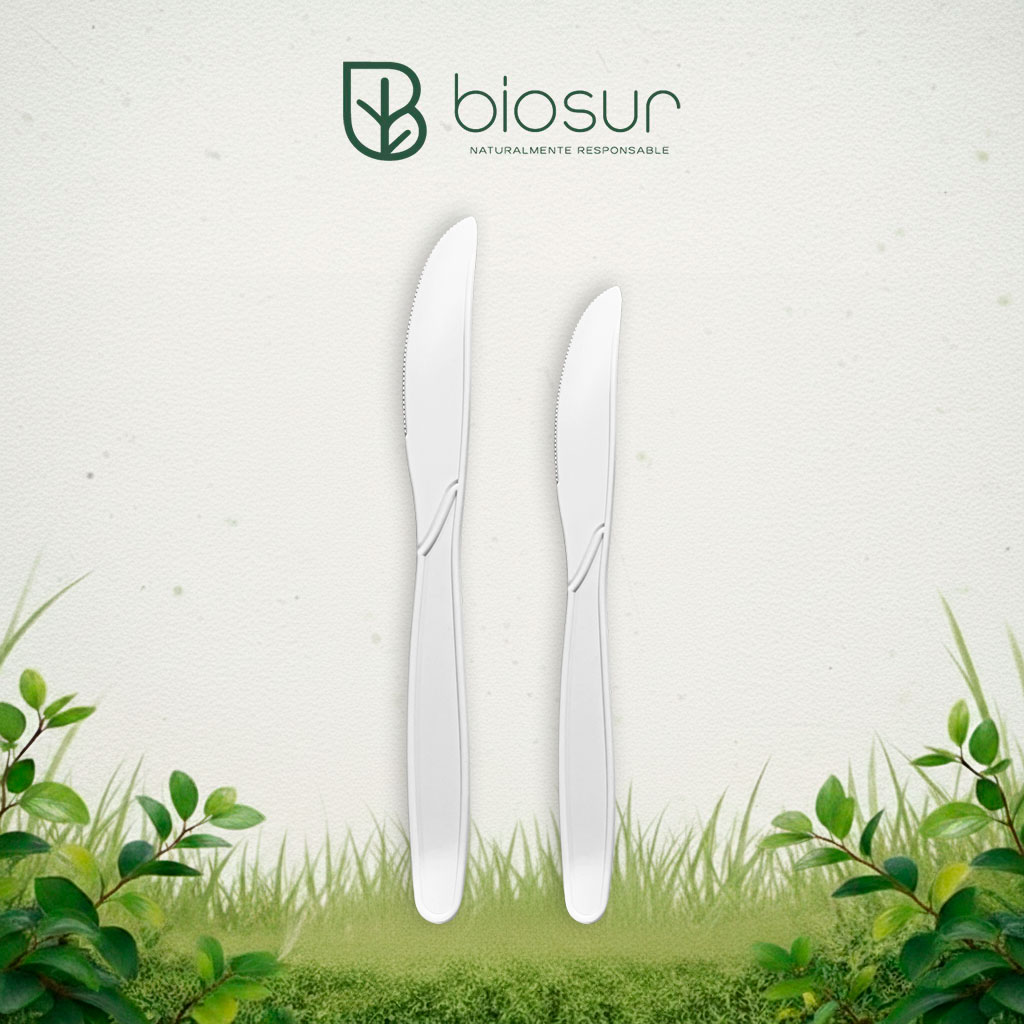 Cuchillo Jumbo 18 cm de Fécula de Maíz | Eco