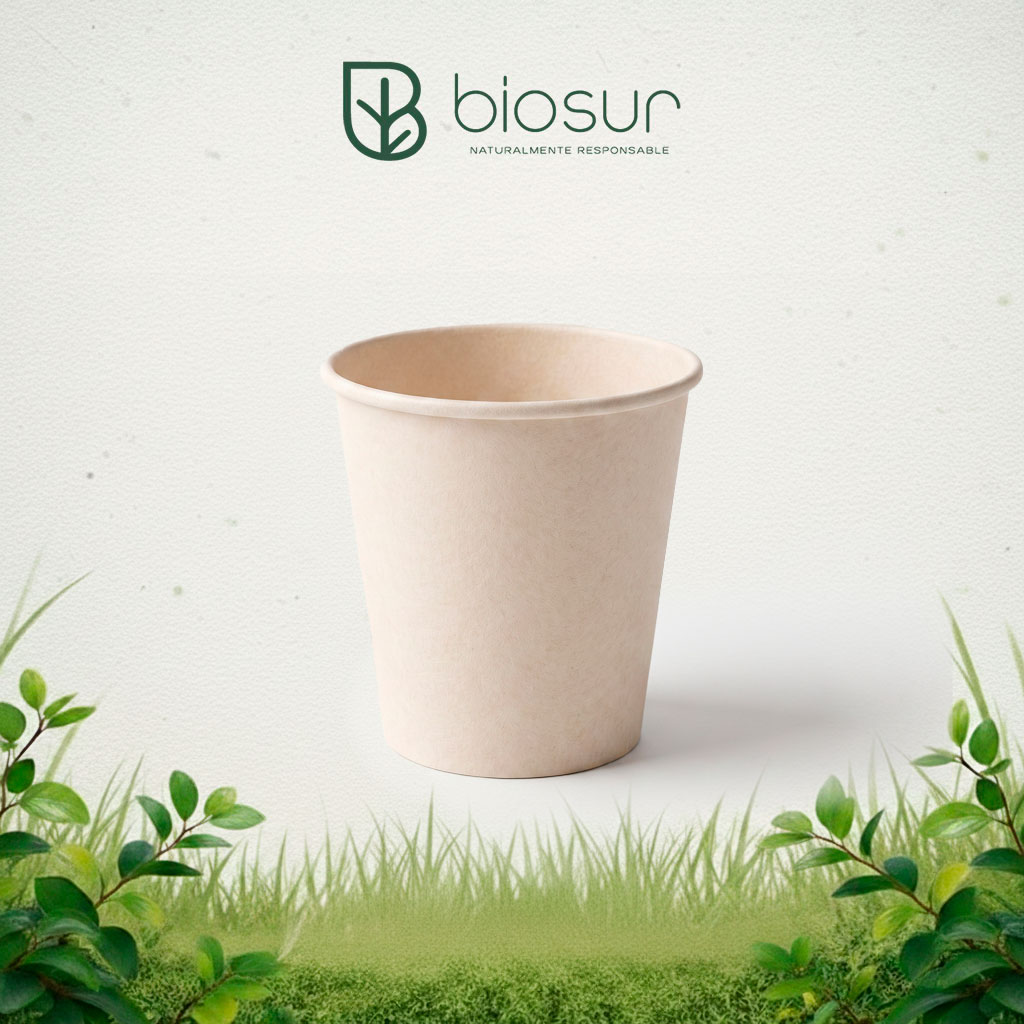 Vasos de Papel + PE para Bebidas Calientes | Reciclables